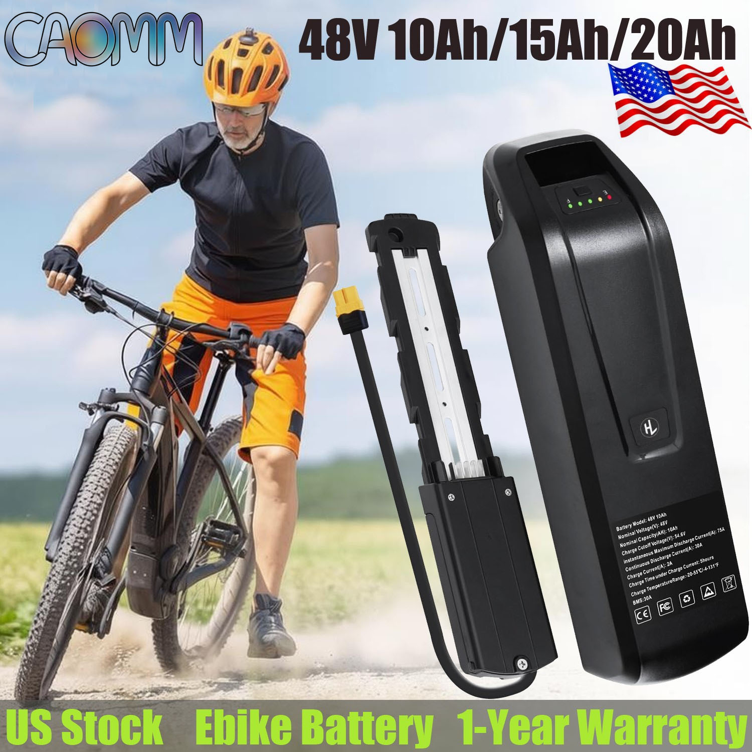 Ebike Battery 48V 20Ah Hailong - Hailong 48V E-Bike Lithium-Akkupack 10Ah/15Ah/20Ah für