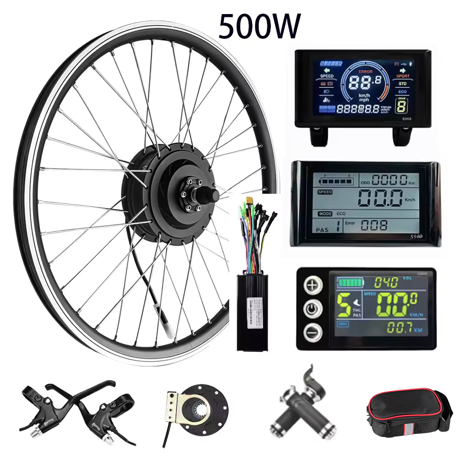 72V 5000W Hub Motor Kit - Elektromotor-Radkit 36V/48V 500W Elektrofahrrad-Umbausatz Vorderes bürstenloses