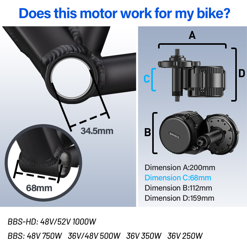 BAFANG BBSHD BBS01 BBS02B BBS0 – Bafang Bbs02B 48V 750W Mid Drive Kit Bewertung und Preis