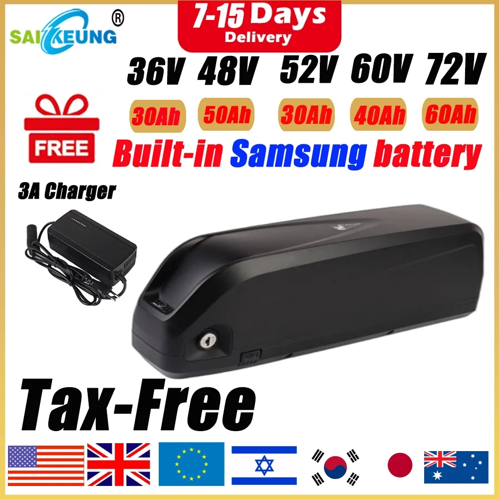Hailong Polly 48V 52V 60V 36V  – Electric Bicycle Battery 72V 30Ah Bewertung und Preis